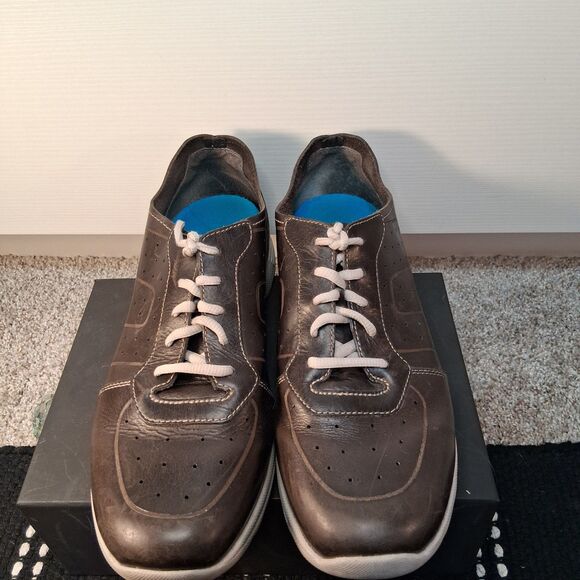 Dansko Men's Wesley Brown Leather Lace-Up Fashion Sneakers Size 42 (US 8.5-9) - Picture 2 of 16